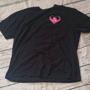 The Smiths Pink Black Robert Heart Graphic Tee Shirt 2XL